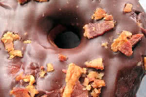 Nutella Ganache Applewood Bacon Donut