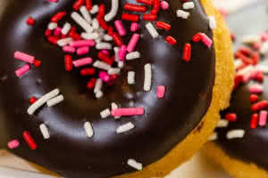 Chocolate Glaze Sprinkle Donut