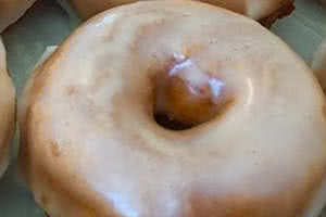 Glazed Pumpkin Donut