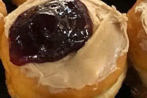 Peanut Butter Grape Jam Donut