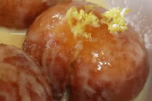 Lemon Custard Donut Hole