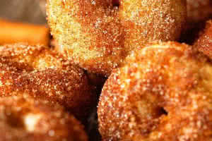 Sugar Cinnamon Mini Donuts
