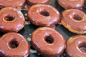 Chocolate Frosted Donuts