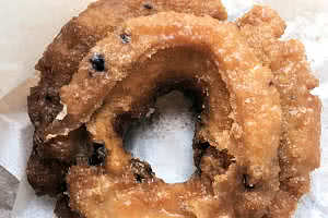 Old Fashioned Blueberry Donut