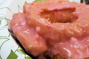 Strawberry Old Fashioned Donut