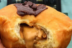 Chocolate Peanut Butter Donut