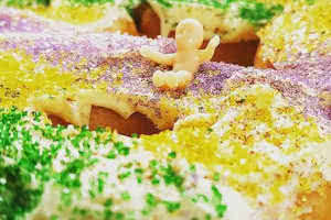 King Cake Donut